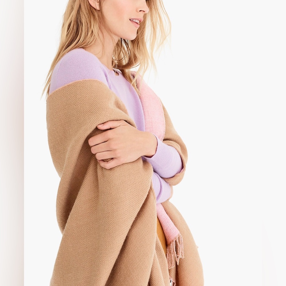 Brand new JCrew Reversible cape-scarf,